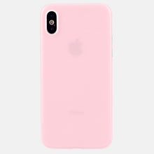 iPhone x clear case-barbie pink