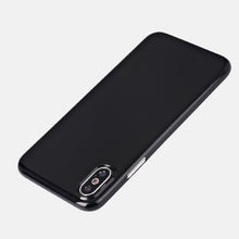 0.35mm ultra thin shiny PP phone cover for iPhone X glossy case, grip well bottom closed for iPhone X case-medome technology麦多米科技